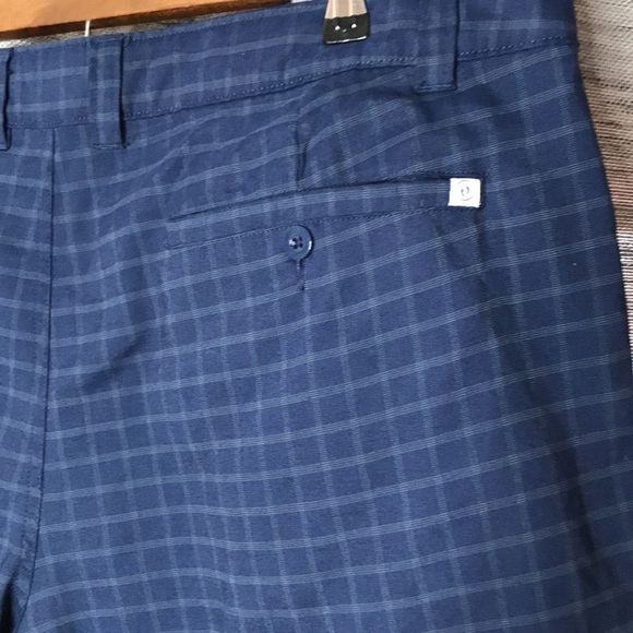 HANG TEN 🏄 A California Classic BLUE Mens PLAID SHORTS SIZE 40 - Picture 5 of 8